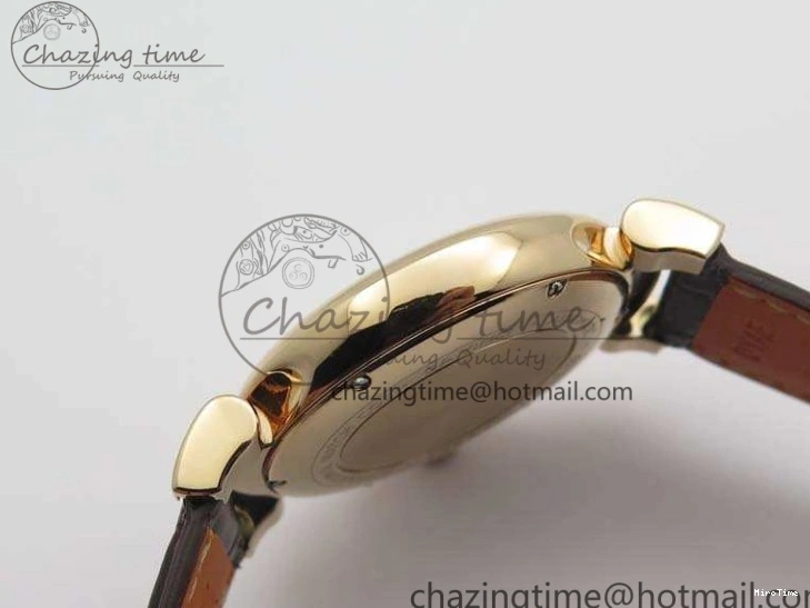 MIROTIME 0722 Neat Da Vinci IW356601 RG MKF 1:1 Best Edition White Dial On Brown Leather Strap A 7230